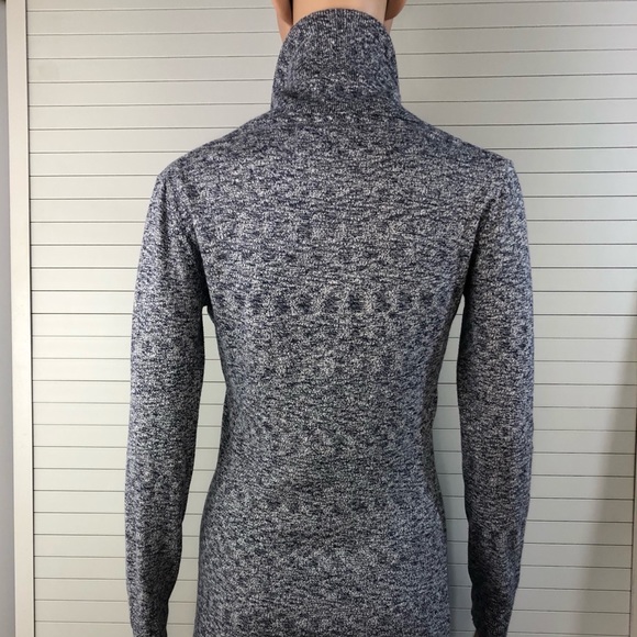 NWT French Connection Women Cowl Neck Gray Melange Knit Tunic Sweater S - Picture 6 of 7